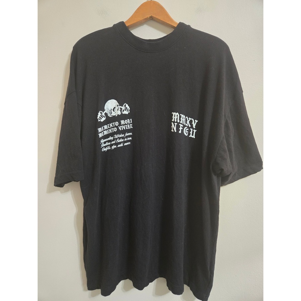 Darc Sport Yesterdays Gone Premium Oversized Tee Mens L Black Gym Shirt - Picture 3 of 9